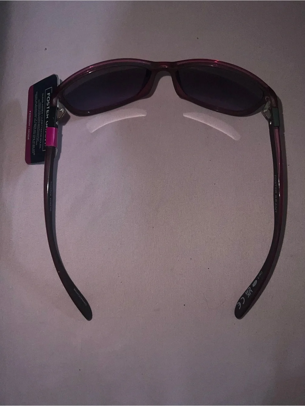 Foster Grant Purple Frame with Gradient Purple Lenses Cat-Eye Sunglasses
